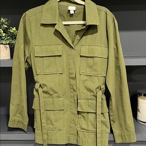Olive Green Utility Jacket